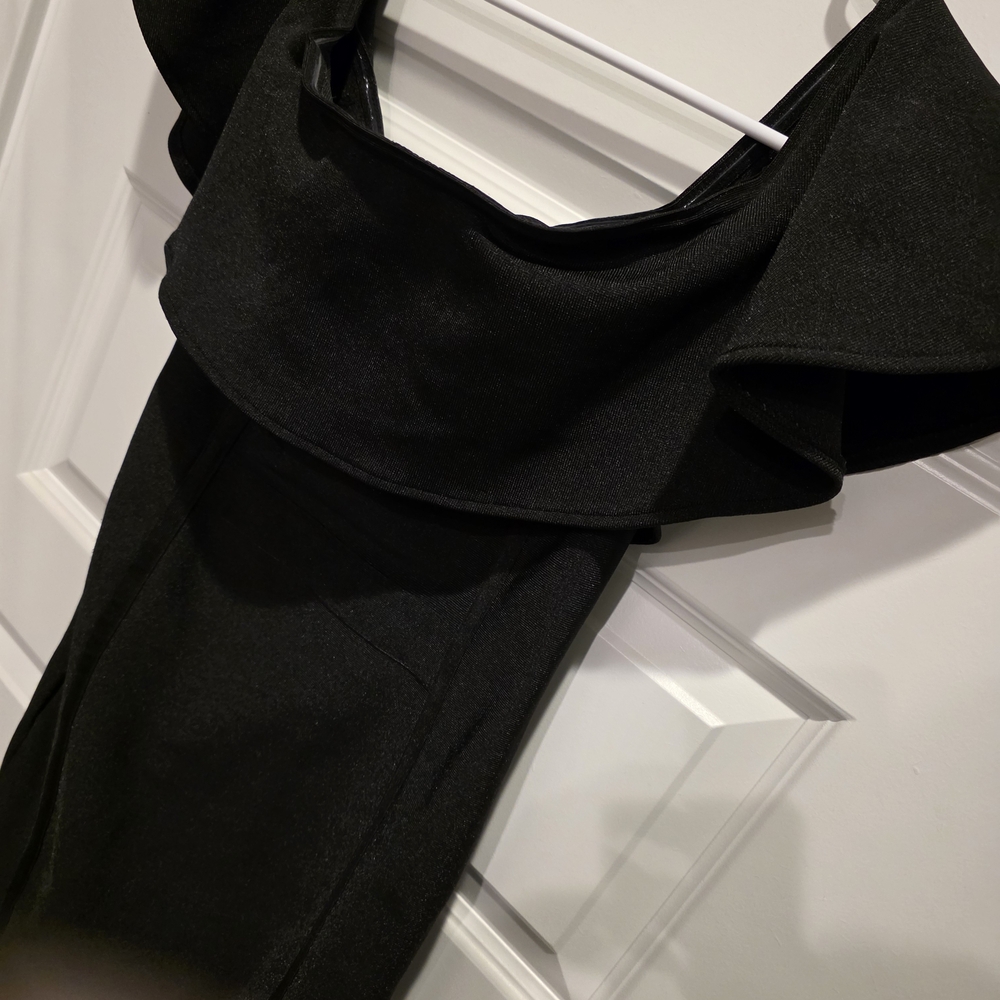 Fashion Nova Black Off-Shoulder Mini Dress